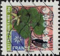 France Poste AA Obl Yv: 500 Mi:5002 Besser Trèfle (Lign.Ondulées) - Used Stamps