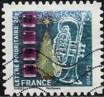 France Poste AA Obl Yv: 505 Mi:5007 Trompette (Lign.Ondulées) - Gebruikt