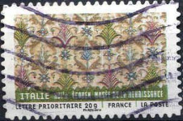 France Poste AA Obl Yv: 515 Mi:5030 Italie Ecouen Musée De La Renaissance (Lign.Ondulées) - Used Stamps