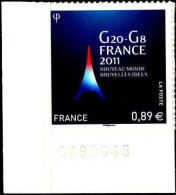 France Poste AA N** Yv: 598 Mi: G20-G8 France Nouveau Monde Nouvelles Idées Coin D.feuille - Ungebraucht
