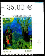 France Poste AA N** Yv: 551 Mi:5078 Odilon Redon Le Bouddah Coin D.feuille 35,00€ - Unused Stamps