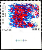 France Poste AA N** Yv: 550 Mi:5072 Jean Bazaine Plongée Bord De Feuille - Unused Stamps