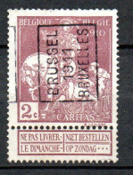 1736 A Voorafstempeling - BRUSSEL 1911 BRUXELLES - Rollenmarken 1910-19