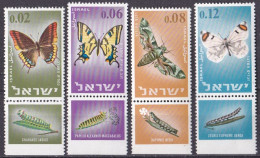(Israel 1965) Schmetterlinge  **/MNH (A5-20) - Papillons