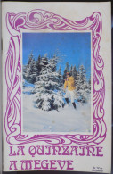 RARE ET ANCIEN LIVRET PUBLICITAIRE JANVIER 1976 MEGEVE MONT BLANC - Dépliants Touristiques