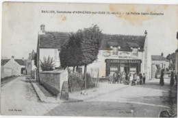 95 BAILLON (Val D'Oise) Commune D'Asnières Sur Oise La Pointe Saint Eustache 1938 Edit. Maison (animée-Topino Rialland) - Asnières-sur-Oise