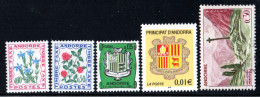 Andorre Espagnol ( 3  ** Timbres Neuf ) - ( 2 Timbres Oblitere ) - Collections