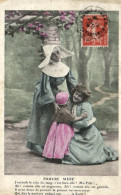 8920 - Cartes Postales > Thèmes > Fantaisies > Femmes    Pauvre Mère   Jeune Soeur   Petite Fille Et Jeune Femme - Women