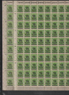 MiNr. 287 ** Bogen, 2 Farbtöne - Unused Stamps