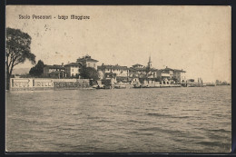 Cartolina Isola Pescatori /Lago Maggiore, Ortsansicht Vom Wasser Aus  - Sonstige & Ohne Zuordnung