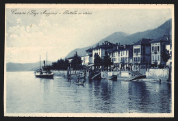 Cartolina Cannero /Lago Maggiore, Batello In Arrivo  - Sonstige & Ohne Zuordnung