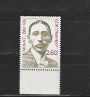 Monaco YT 1346 ** : Stravinsky - 1982 - Unused Stamps