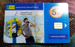 Egypt , V Rare Menatel / Telecoms Egypt  Prepaid Phone Card.value 5 Pounds. - Aegypten