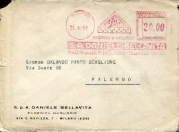 X0909 Italia, Red Meter Freistempel, Ema, Milano Daniele Bellavita 1950 - Franking Machines (EMA)