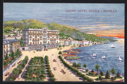 Artista-Cartolina Rapallo, Grand Hotel Savoia  - Autres & Non Classés