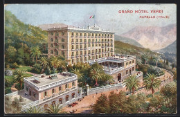 Cartolina Rapallo, Grand Hotel Verdi  - Autres & Non Classés