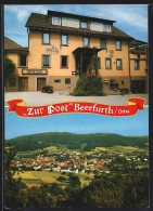 AK Beerfurth /Odw., Gasthof Und Hotel-Pension Zur Post  - Otros & Sin Clasificación