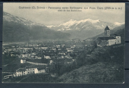 11339 Giubiasco - Panorama Verso Bellinzona Con Pizzo Claro Visto Da San Bartolomeo - Other & Unclassified