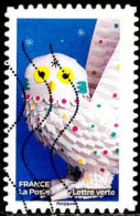France Poste AA Obl Yv:1791 Mi:7484 La Chouette Blanche (Lign.Ondulées) (Thème) - Owls