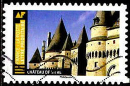 France Poste AA Obl Yv:1672 Mi:7248 Château De Vitré (Lign.Ondulées) (Thème) - Schlösser U. Burgen
