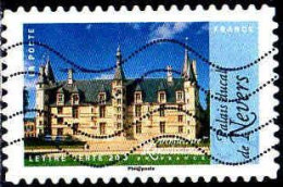France Poste AA Obl Yv:1110 Mi:6100 Palais Ducal De Nevers (Lign.Ondulées) (Thème) - Schlösser U. Burgen