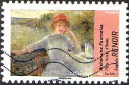 France Poste AA Obl Yv: 830 Mi:5567 Auguste Renoir (Lign.Ondulées) (Thème) - Impressionismus