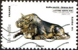 France Poste AA Obl Yv: 777 Mi:5483 Le Buffle (Lign.Ondulées) (Thème) - Archäologie