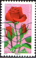 France Poste AA Obl Yv: 669 Mi:5274 Rose Passion (Lign.Ondulées) (Thème) - Rosen