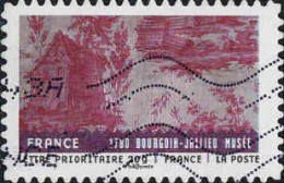 France Poste AA Obl Yv: 512 Mi:5027 France Bourgouin-Jallieu Musée (Lign.Ondulées) (Thème) - Textile