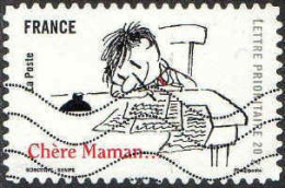 France Poste AA Obl Yv: 366 Mi:4743 Chère Maman (Lign.Ondulées) (Thème) - Bandes Dessinées