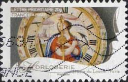 France Poste AA Obl Yv: 254 Mi:4572 Horlogerie Musée Du Louvre Paris (Lign.Ondulées) (Thème) - Other & Unclassified