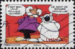 France Poste AA Obl Yv:  93 Mi:4152 Cubitus Ce Sont De Bonnes Nouvelles (Lign.Ondulées) (Thème) - Bandes Dessinées