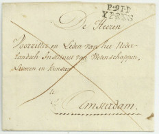 P.91.P. YPRES Pour Amsterdam LSC - 1794-1814 (French Period)