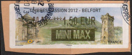 France Lisa Obl 2006 Timbres Passion 2012-Belfort (Beau Cachet Rond) ***1,50 EUR Sur Fragment - 2010-... Illustrated Franking Labels