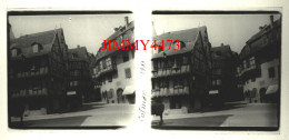 COLMAR En 1933 (Haut Rhin) - Plaque De Verre En Stéréo - Taille 58 X 128 Mlls - Glasdias