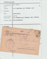 KuK Feldpost WW1 From Sanok, Poland - KK Kommando Des Staffels 3/19 Posted KuK FeldpostAmt 9.5.1916. Postal Weight 0,04 - Militaria