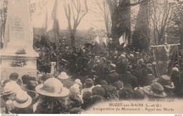 47) BUZET SUR BAISE - LOT ET GARONNE - INAUGURATION DU MONUMENT - APPEL DES MORTS - ANIMATION - HABITANTS - ( 2 SCANS ) - Other & Unclassified