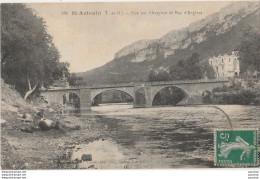 G21-82) SAINT ANTONIN (TARN ET GARONNE) VUE SUR L AVEYRON ET ROC D 'ANGLARS - (LAVEUSE - LAVANDIERE) - Saint Antonin Noble Val