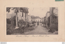 G21- 32) LOMBEZ (GERS) RUE ET HOTEL DIEU - (2 SCANS) - Other & Unclassified