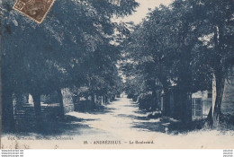 G21- 42) ANDREZIEUX (LOIRE)  LE BOULEVARD -   (2 SCANS) - Andrézieux-Bouthéon