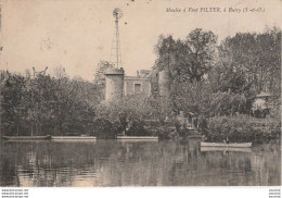 95) BUTRY (SEINE ET OISE) MOULIN A VENT PILTER + DOS CORRESPONDANCE MAISON PILFER - 25 , RUE ALBERT PARIS - 2 SCANS) - Butry