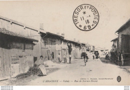 G13 -51) VALMY (L'ARGONNE) RUE DE SOMME BIONNE - (ANIMEE - PERSONNAGES - VILLAGEOIS) - Autres & Non Classés