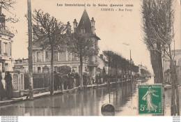 91) CORBEIL - LES INONDATIONS DE LA SEINE (JANVIER 1910) RUE FERAY - Corbeil Essonnes