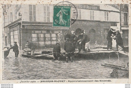 G7-94) MAISONS ALFORT - JANVIER 1910 - APPROVISIONNEMENT DES SINISTRES  - (CRUE) - Maisons Alfort