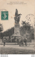 G6-36) CHATEAUROUX (INDRE) MONUMENT COMMEMORATIF DE 1870 - (TRES ANIMEE) - Chateauroux