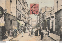 G2-75) PARIS  (XX°) RUE BISSON - (TRES ANIMEE - COULEURS) - District 20