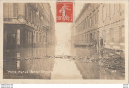 G33- 75) PARIS INONDE - RUE DE L'UNIVERSITE - Inondations De 1910