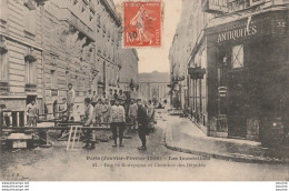 G33- 75) PARIS  - JANVIER - FEVRIER 1909 - LES INONDATIONS -  RUE DE  BOURGOGNE ET  CHAMBRE DES DEPUTES - Inondations De 1910