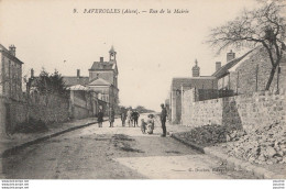 G1- 02) FAVEROLLES (AISNE) RUE DE LA MAIRIE  - (ANIMEE - VILLAGEOIS - 2 SCANS) - Sonstige & Ohne Zuordnung