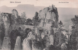 Sachs Bohm Schweiz - Die Bastelbrucke - Bastei (sächs. Schweiz)